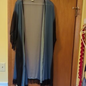 Chic Black and Gray Kimono Jacket. 2 For $10